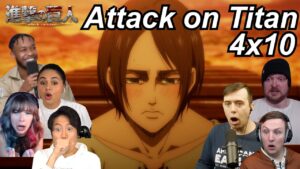 Attack on Titan 4x10 Reactions | Great Anime Reactors!!! | 【進撃の巨人】【海外の反応】