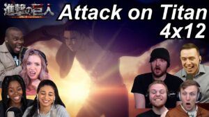 Attack on Titan 4x12 Reactions | Great Anime Reactors!!! | 【進撃の巨人】【海外の反応】