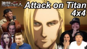 Attack on Titan 4x4 Reactions | Great Anime Reactors!!! | 【進撃の巨人】【海外の反応】