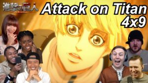 Attack on Titan 4x9 Reactions | Great Anime Reactors!!! | 【進撃の巨人】【海外の反応】