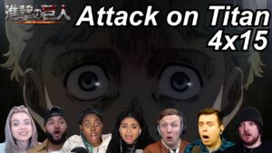 Attack on Titan 4x15 Reactions | Great Anime Reactors!!! | 【進撃の巨人】【海外の反応】