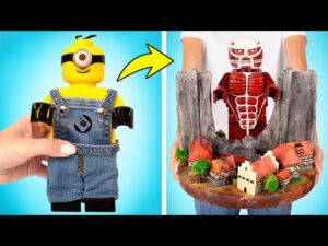 レゴの人形を進撃の巨人に変身させよう！