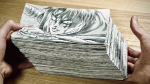 進撃の巨人パラパラ漫画【700時間】捧げて作ってみた FLIPBOOK Attack on Titan “Levi vs Beast Titan”