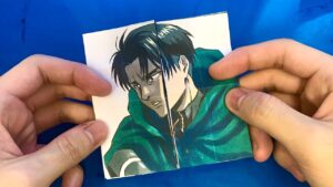 TUTORIAL Levi Ackerman Transformation - Endless Card 【進撃の巨人】