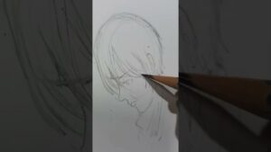 drawing mikasa ackerman from attackontitan#shingekinokyojin #attackontitan #進撃の巨人 #mikasa #shorts