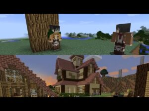 【進撃の巨人】キャラ達のガチ立体機動minecraft【声真似】#2