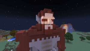【声真似】進撃の巨人 獣の巨人 シガンシナ区奪還 誘導作戦！マインクラフト