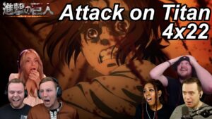 Attack on Titan 4x22 Reactions | Great Anime Reactors!!! | 【進撃の巨人】【海外の反応】