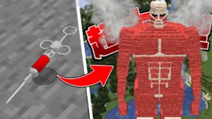 進撃の巨人MODですべての巨人を制覇する #2 超大型巨人の猛威【まいくら】【マインクラフト】
