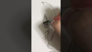 頑張って描いた絵を破いて、、、【進撃の巨人】