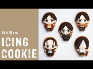 エレンのぬい風アイシングクッキー作ってみた！【進撃の巨人】