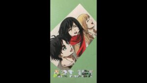 Attack on Titan [進撃の巨人]- Eren, Mikasa, Armin (Drawing) #animeart #eren #mikasa #armin #attackontitan