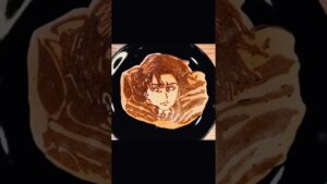 【#リヴァイ #パンケーキアート 】#兵長 の#パンケーキ #pancakeart #pancakeartchallenge #attackontitan #進撃の巨人 #funart