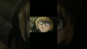 【進撃の巨人】自分のしたことに思わず笑ってしまうアニ【小ネタ】 #shorts