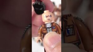 LEGO Attack on Titan 進撃の巨人 | The Beast Titan | The Colossal Titan Unofficial Lego Minifigure #Shorts