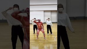 たんぽぽ川村エミコです。巨人になりました！TikTokも見てねー😆 #進撃の巨人 #仮装 #モニタリング #愛のしるし #shorts