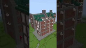 -進撃の巨人-街で巨人化したエレンをマイクラで作る　#short