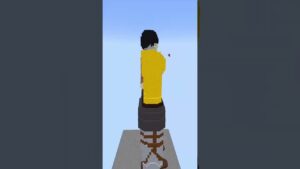 -進撃の巨人-リヴァイ兵長とハンジさんの敬礼、心臓を捧げよをマイクラで作る　#shorts