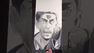 【進撃の巨人】一発描きしてみた！#進撃の巨人 #エルヴィン #イラスト #模写 #shorts