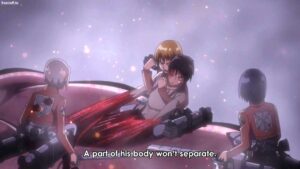 進撃の巨人ファイナル | エレンは巨人の殻から逃げて捕らえられた Eren escaped from the giant's shell and was captured