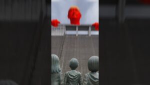 進撃の巨人をユル〜く再現#Attack on Titan#大分県日田市大山町大山ダム