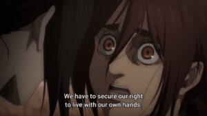 【進撃の巨人】エレンについた嘘をエレンよりも信じ込んでしまっているガキんちょのガビ