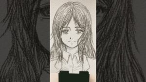 【進撃の巨人】ピーク描いてみた【鉛筆画】#進撃の巨人 #ピーク #ピークフィンガー  #鉛筆画 #attackontitan #pieck #pieckfinger #pencildrawing