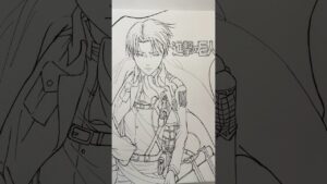 【進撃の巨人】リヴァイ兵長描いてみた #shorts