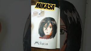 🎨 Drawing Mikasa | Attack on Titan | 進撃の巨人 | ART PIECE #anime #AoT #animeart #artpiece