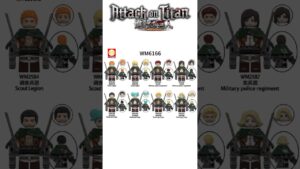 LEGO ATTACK ON TITAN 進撃の巨人 |  WM6166 LEGO | UNOFFICIAL #shorts  #進撃の巨人 #attackontitan