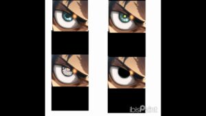 Remove the highlights from Eren's eyes!#進撃の巨人 #anime